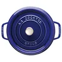 STAUB Cocotte ronde 24 cm - Bleu foncé image 1