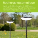 VIVREAL Guirlande lumineuse à drapeau double ronde solaire, lot de 4, TPL010, Offre Nouvel An, Meilleurs choix cadeaux image 3