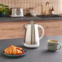 Morphy Richards Mexborough Jug Kettle, 1.7L, White & Stainless Steel - 102903 image 6