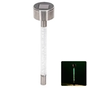 Aigostar LED Solar RGB Bubble Bodenleuchte – Outdoor Gartenstehlampe, IP44, Edelstahl-Optik, 36,7 cm image 1