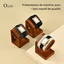 Oirlv Présentoir de Montres Oirlv en Bois – Organisateur de Bijoux, Porte-Bracelets et Support de Montres pour Vitrine image 4