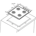 Hoover HHW6LK3X 60cm T-Shape Chimney Cooker Hood - Stainless Steel - C Rated image 3