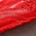 6pcs, Red,Sea Flower PVC Round Placemat, Holiday Table Decoration Placemats, Vase Mats, Party Wedding Placemats image 6