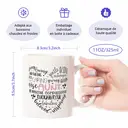 Alphynix 1 Tribut-an-meine-Tante-Tasse, 33cl Keramik-Kaffeetasse, Tante-Definitionsgeschenk mit liebevollen Worten, bestes Geschenk für Tante, lustiges Tanten-Weihnachts-Geburtstagsgeschenk,Le cadeau de la saint-valentin, cadeau d’anniversaire image 7
