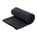 Milestone Travel Towel with Compact Bag Quick Dry Microfibre Black 60x120cm image 5