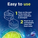 Domestos Power Toilet Rim Block, Lime, 5 Packs image 7
