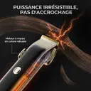 MAXGROOM Kit de tondeuse sans fil T-Blade pour cheveux avec sabot réglable, écran LCD, 2 vitesses image 5