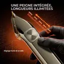 MAXGROOM Kit de tondeuse sans fil T-Blade pour cheveux avec sabot réglable, écran LCD, 2 vitesses image 3