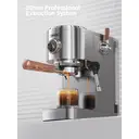 HiBREW H13 Dual-Boiler Espresso Machine 20Bar Semi-Automatic Coffee Machine with Touchscreen Control Hot & Cold Brew Award-Winning Design - Stainless Steel image 7
