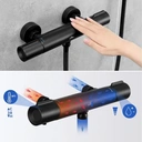 Mitigeur thermostatique bain-douche avec bouton de sécurité 38 °C image 2