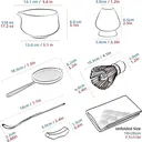 TEANAGOO 7-Piece Matcha Set with Whisk and Green Chawan Bowl (with Spout), for Ceremony, Breakfast & Latte image 7