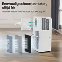 Humhold 9000 BTU mobiele airconditioner, 2,6 kW compacte 3-in-1 AC-unit, koelt tot 33 m², ontvochtiger & ventilator, stille slaapstand, 24-uurs timer, inclusief universeel raamkit image 6