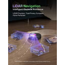 Vexilar W15 Robot Vacuum and Mop with Multi-Cyclone Bagless Self Emptying Docking Station, 10000Pa Suction, LiDAR Navigation, 5 Maps, 180Min Runtime, Robotic Vacuum for Pet Hair, Carpet and Hard Floor UK image 3