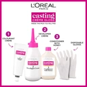 L'Oréal Casting Creme Gloss 600 Light Brown Semi Permanent Hair Dye image 4