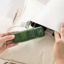 JORDAN&JUDY Small Pill Organizer Portable Mini Daily Pill Case Tablet Cutter Storage Box 1 pc Green image 8