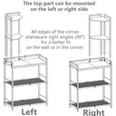 SRD Étagère d’angle - Organiseur pour salle de bain et cuisine image 8