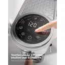 HiBREW H13 Dual-Boiler Espresso Machine 20Bar Semi-Automatic Coffee Machine with Touchscreen Control Hot & Cold Brew Award-Winning Design - Stainless Steel image 2