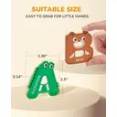 Wooden Alphabet & Number Magnets - Large Size Animal-Themed ABC 26 Uppercase Letters & 0-9 Numbers Set for Toddlers image 4