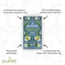 Pukka Chamomile Vanilla & Manuka Honey 20 Herbal Tea Sachets 32g image 2