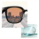 Beneunder FD421 Lunettes de soleil oversize pliables avec verres anti‑reflets UV400 - Brun image 3