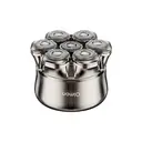 Qiman8010 Head Shavers for Bald Men 7D Floating Wet & Dry Electric Razor for Bald Heads with LED Smart Display & Type-C Charging for Hair/Face/Beard 150-day battery life two gears 10W image 6