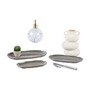 BJÖRN Lot de 3 plateaux de service STELLAR - Gris béton image 4