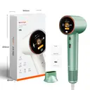 Uniorange H6 Plasma High Speed Hair Dryer (Forest Green), HD LCD Screen, 5 Smart Mode, 1600W Power & 1 Billion Plasma Ions, 110K RPM High-Speed Motor, Dries 5X Faster image 1