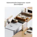 Eureka J12 Ultra Aspirateur robot avec fonction de lavage (Vidage automatique, Lavage et séchage), puissance d’aspiration de 5000 Pa, fonction de lavage rotative, double navigation LiDAR, évitement d’obstacles par IA 3D image 8