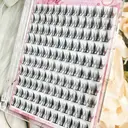 MeoMagic Extensions de cils prédécollées (pinceaux non inclus) - 10 lignes - 120 pièces - F08 image 1