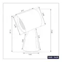 CIARRA CBPHW01 Hotte de table portable avec commande électronique 2 vitesses et 120 m³/h - Blanc image 4