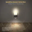 Arlgsite Nachtlicht mit Lichtsensor, warmweiß 2800–3200 K, SMD-LED 0,5 W, 110–220 V, ABS + Metall, 20 lm, für Schlafzimmer, Babyzimmer und Flur image 2
