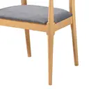 Dining Chairs with Armrests Orlando Oak/Grey 2pcs image 3