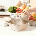 BJ Gray and White Drainage Basket Six-Piece Set image 9
