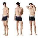 SERGE BLANCO Lot de 6 boxers pour homme bleu/gris/noir - Taille L image 2