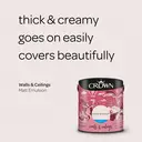 Crown Matt Emulsion Crème De la Rose 2.5L image 5