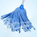 Recharge de tête de serpillière humide en microfibre bleue 160g, recharge de tête de serpillière à super absorption image 3