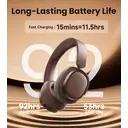 Edifier ES850NB Active Noise Cancelling Headphones, Over-Ear Bluetooth Headset, 92H Playtime, Wired & Wireless Hi-Res Audio Certified, Fast Charging Clear Calls for Home Office Travel image 6