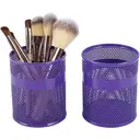 Senhoglb Lot de 2 organisateurs de bureau en maille - Violet image 1