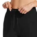 Willit Women's Cotton Sweatpants Open Bottom Yoga Sports Straight Leg Pants with Pockets Black S image 5