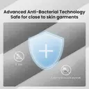 J.ZAO Valise à coque rigide de 26 pouces avec roulettes pivotantes - Grande capacité, mobilité facile - Blanc nuage image 6