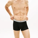 Tommy Hilfiger Boxers Homme Trunk - Lot de 3 - Gris Chiné/Noir/Blanc - Taille XL image 2