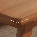 CHZIMADE 1PC Bamboo Folding Coffee Table Tea Picnic Table Foldable Low Table Japanese Style image 7