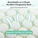 Welskin Wedge Pregnancy Pillow, Ergonomic High-Support Design with Adjustable Cushions, Green – Model XT-02 image 7