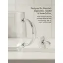 Ju7cer Tasse en verre 300 ml - Transparent image 2