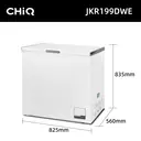 CHiQ JKR199DWE 199L Chest Freezer - Digital Inverter - White - E Rated image 1