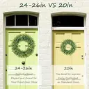 24 Inch Large Boxwood Wreath-1pcs image 1