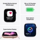 Apple Watch Series 11 GPS 42mm Space Grey Aluminiumgehäuse mit Schwarzem Sportarmband - S/M image 2