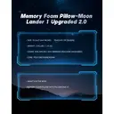 MENDALE Coussin à mémoire de forme ergonomique et respirant - 42 x 70 x 10 cm image 6