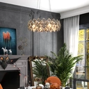 Homary Crystack Modern 6-Light Tiered Crystal Chandelier with Adjustable Cables image 5