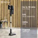 Electrolux Cordless Stick Vacuum Cleaner – Lightweight, Multi-Floor Cleaning, Easy-Empty Dust Bin, Grey FLR00212ELGRY image 6